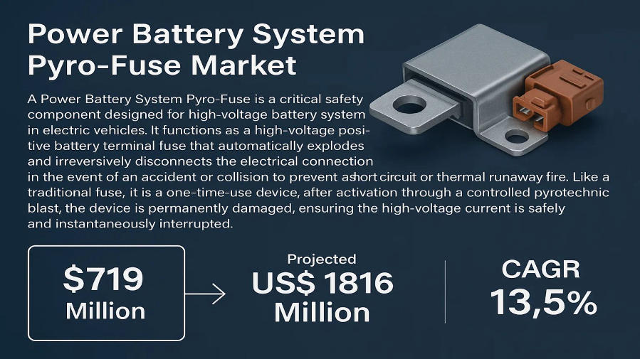 Power Battery System Pyro-Fuse Market: Global Market Size, Growth Drivers, and Forecast 2025–2032