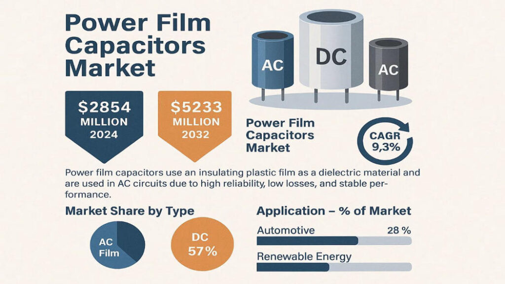 Power Film Capacitors Market: Global Market Size, Growth Drivers, and Forecast 2025–2032