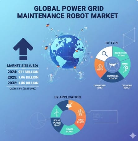Power Grid Maintenance Robot Market  CAGR : Growth, Share, Value, Size and Analysis