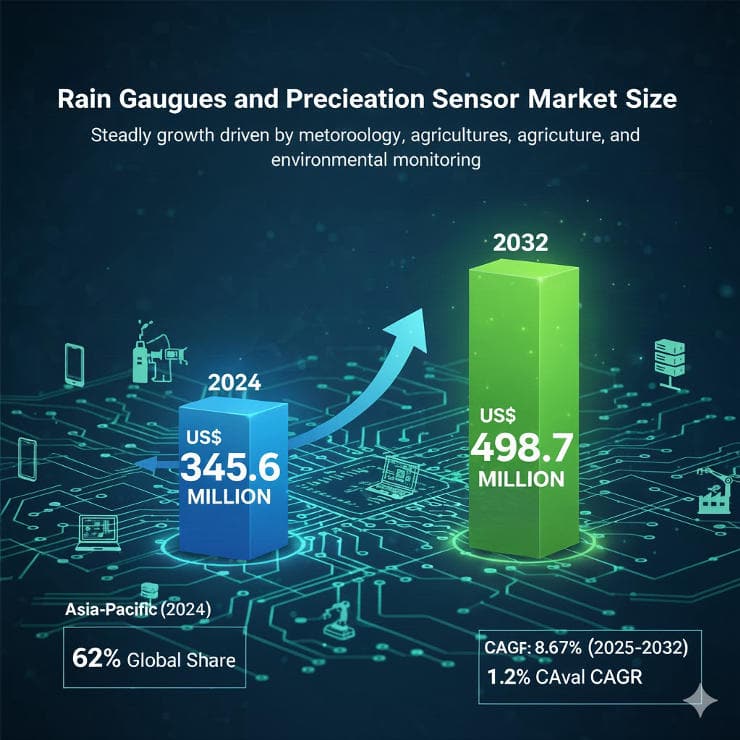 Rain Gauges and Precipitation Sensor Market: Market Size, Growth Drivers, and Forecast 2025–2032