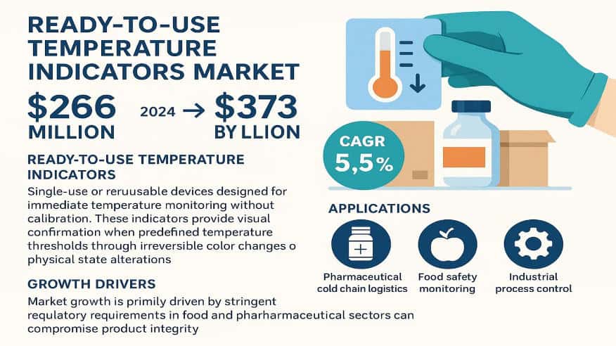 Ready-To-Use Temperature Indicators Market: Global Industry Trends, Technology Advancements, and Forecast 2025–2032
