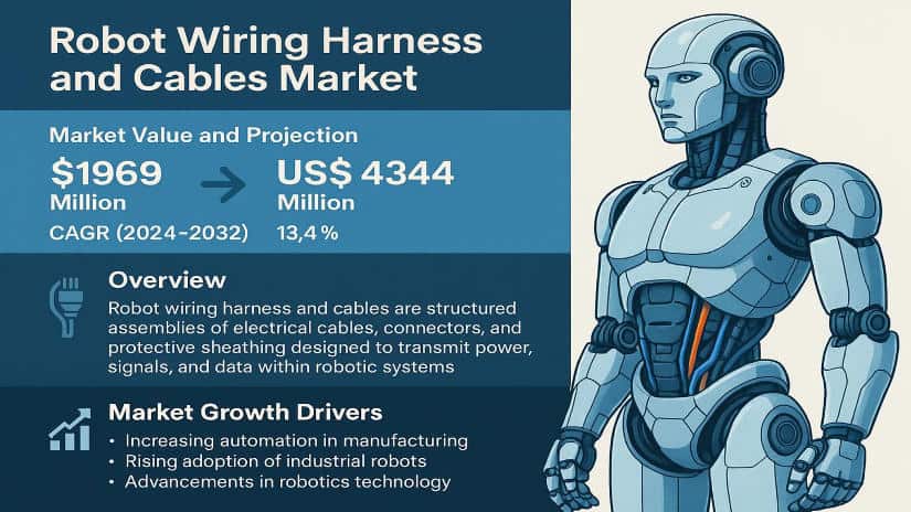 Robot Wiring Harness and Cables Market: Global Market Size, Growth Drivers, and Forecast 2025–2032