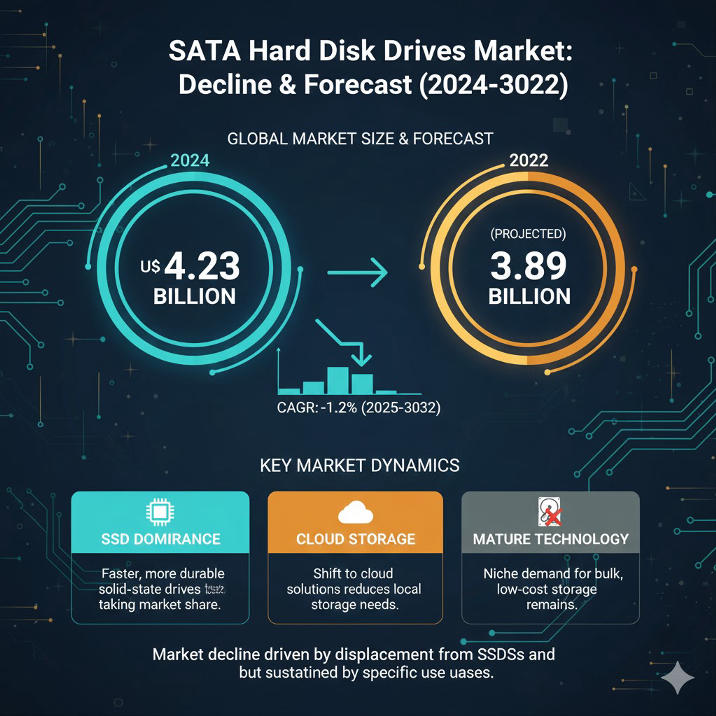 Global SATA Hard Disk Drives Market: Market Size, Growth Drivers, and Forecast 2025–2032