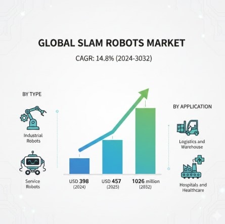 SLAM Robots Market  Analysis, Size, Share, Growth, Trends and Forecast Opportunities