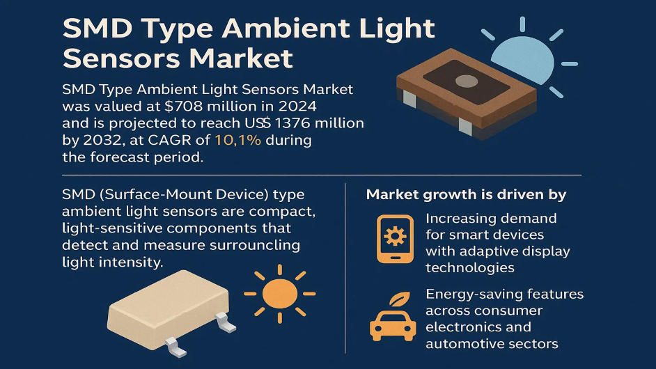 SMD Type Ambient Light Sensors Market: Global Market Size, Growth Drivers, and Forecast 2025–2032
