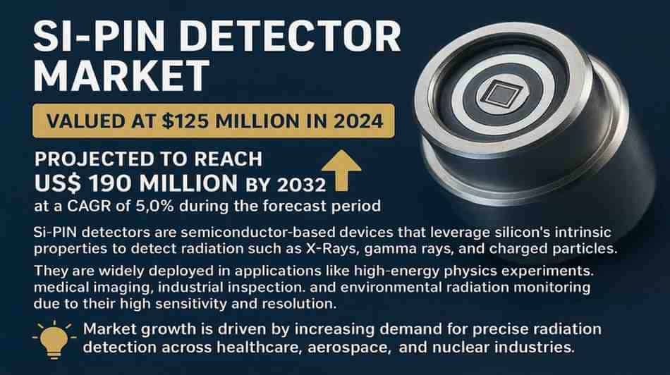 Si-PIN Detector Market Expands at a Stable 5.0% CAGR Through 2032