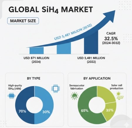 SiH4 Market Evolution and Future Opportunities at 32.5% CAGR