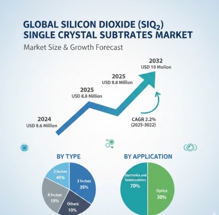  Silicon Dioxide (SiO2) Single Crystal Substrates Market  Business Opportunities, Future Industry Trends, Strategies, Revenue, Challenges, Top Players and Forecast 