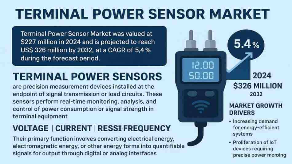 Terminal Power Sensor Market to Grow from USD 227 Million