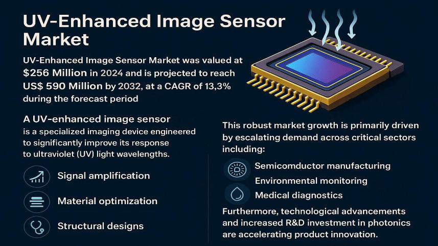 UV-Enhanced Image Sensor Market: Forecast Insights, Opportunities, and Challenges 2032