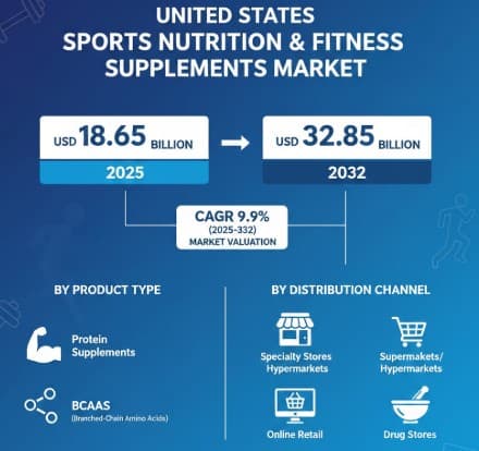 United States Sports Nutrition & Fitness Supplements MARKET Growth Analysis with 9.9% CAGR During 2026–2034