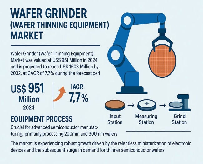 Wafer Grinder (Thinning Equipment): What Is the Market Size?