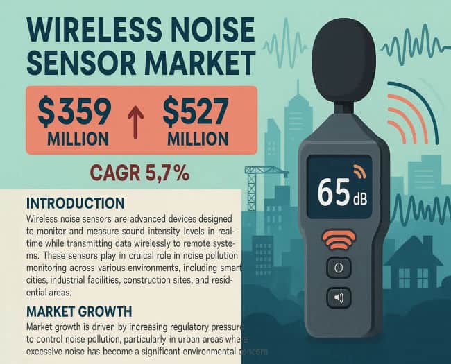 Wireless Noise Sensor Market: Top Trends Driving Demand