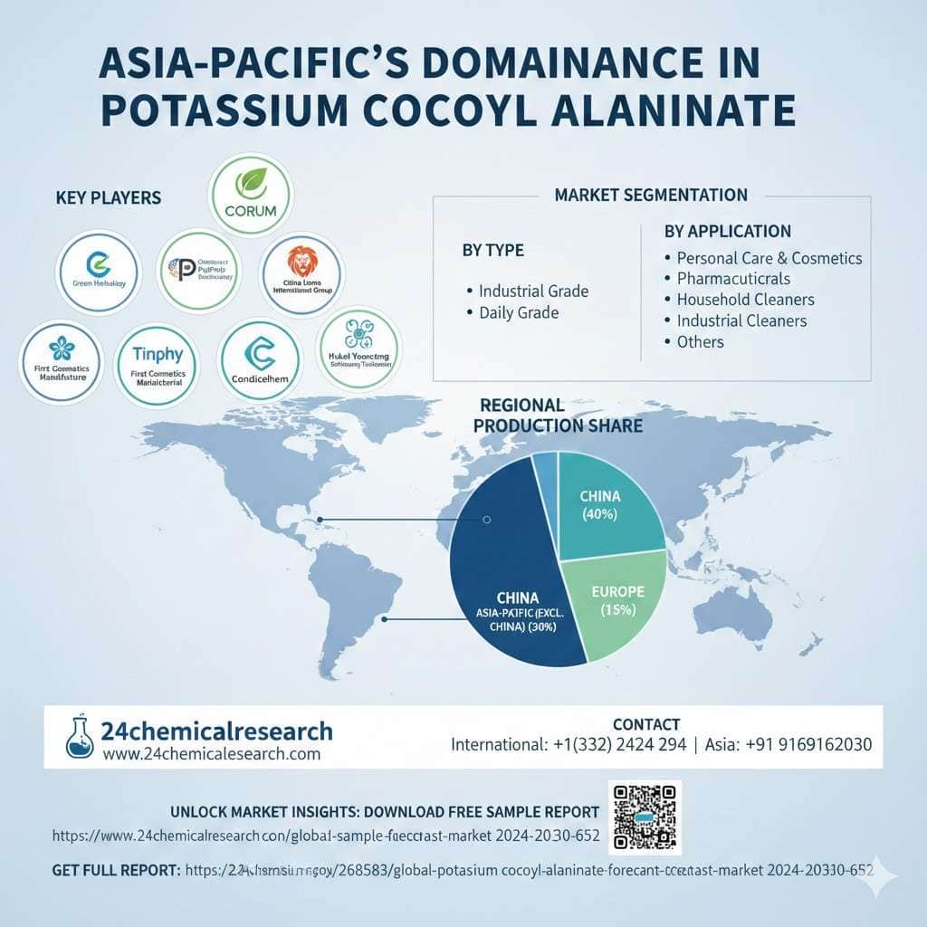 How Asia-Pacific Dominates the Potassium Cocoyl Alaninate Market Production