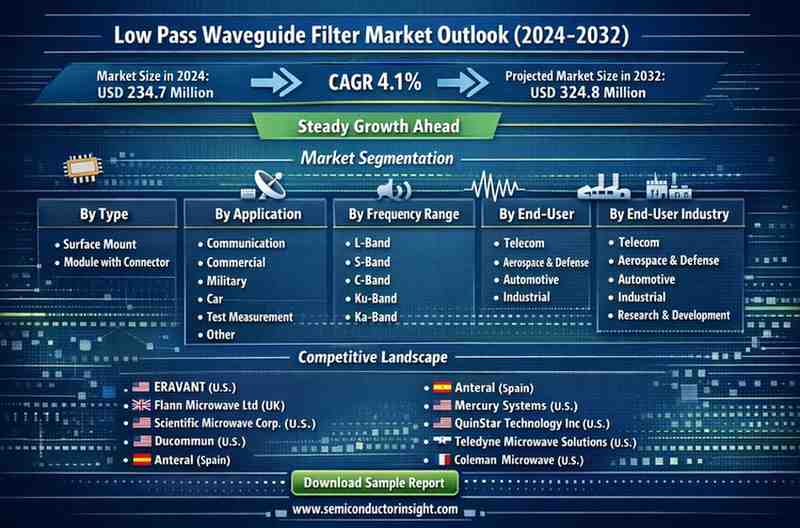 Low Pass Waveguide Filter Market Analysis 2032: Identifying Growth Opportunities in a Steady 4.8M Industry