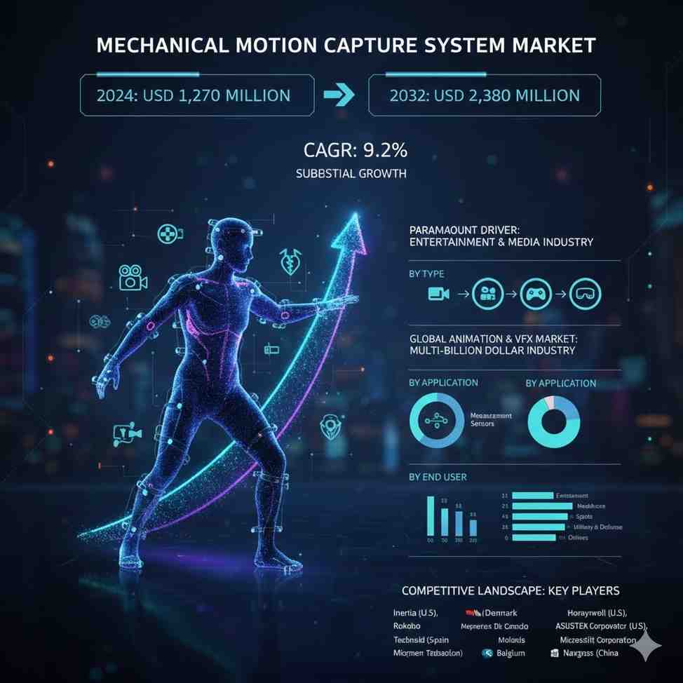 Mechanical Motion Capture Systems Market Forecast: CAGR 9.2% Through 2032