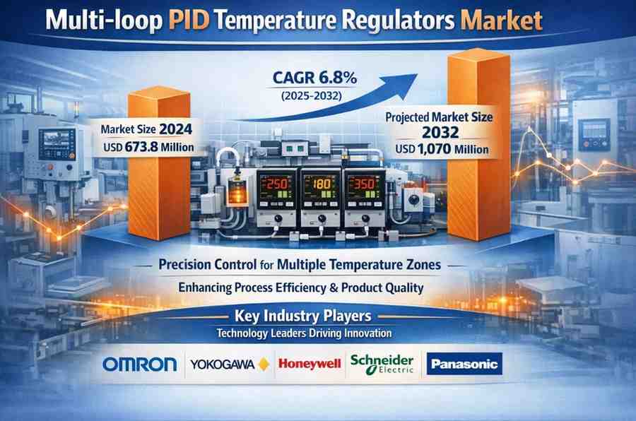 Multi-PID 온도 레귤레이터 시장 크기 성장할 것으로 예상된에서 KRW673.8 만 2026KRW1.07Billion by2033