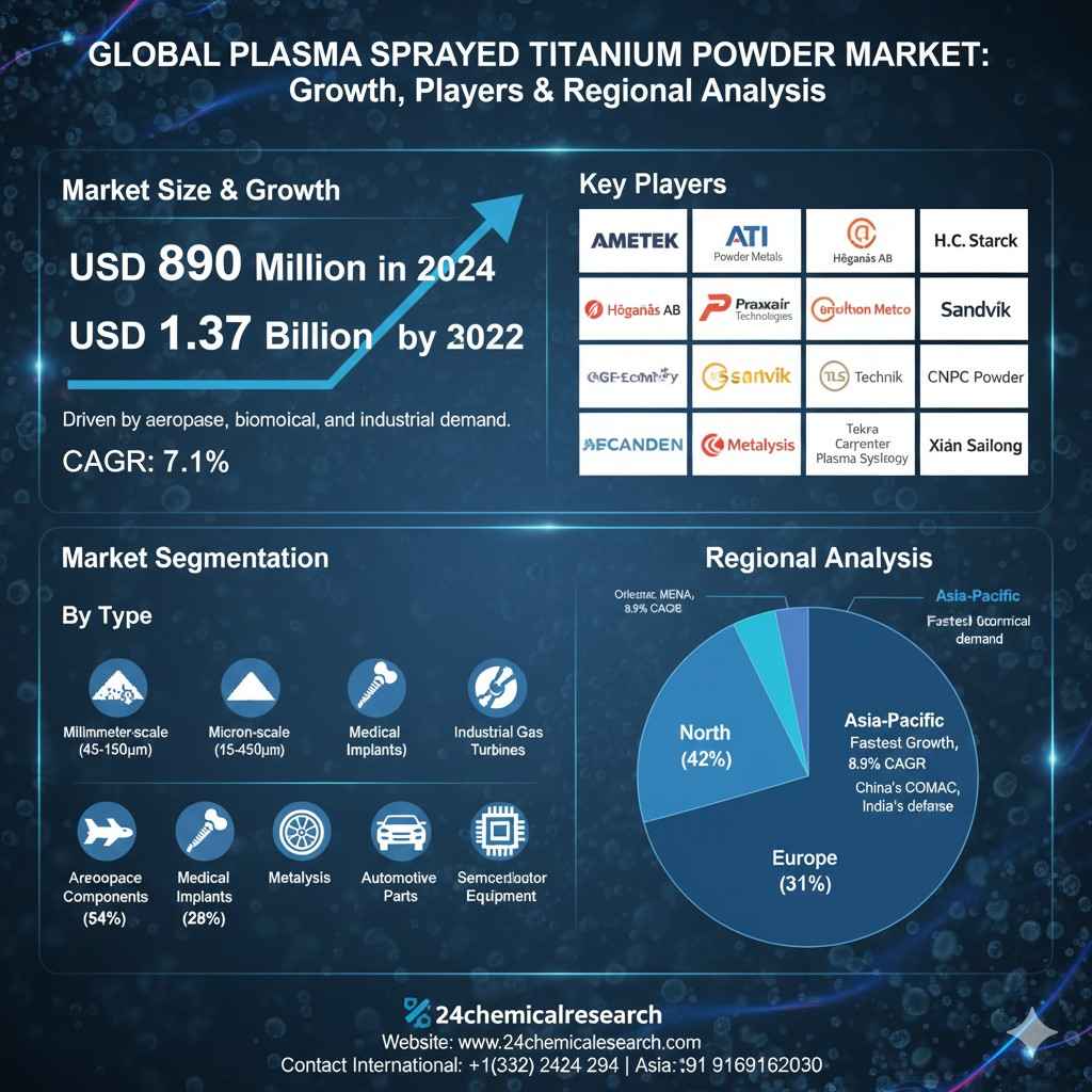 Aerospace Sector Drives 54% of Global Plasma Sprayed Titanium Consumption