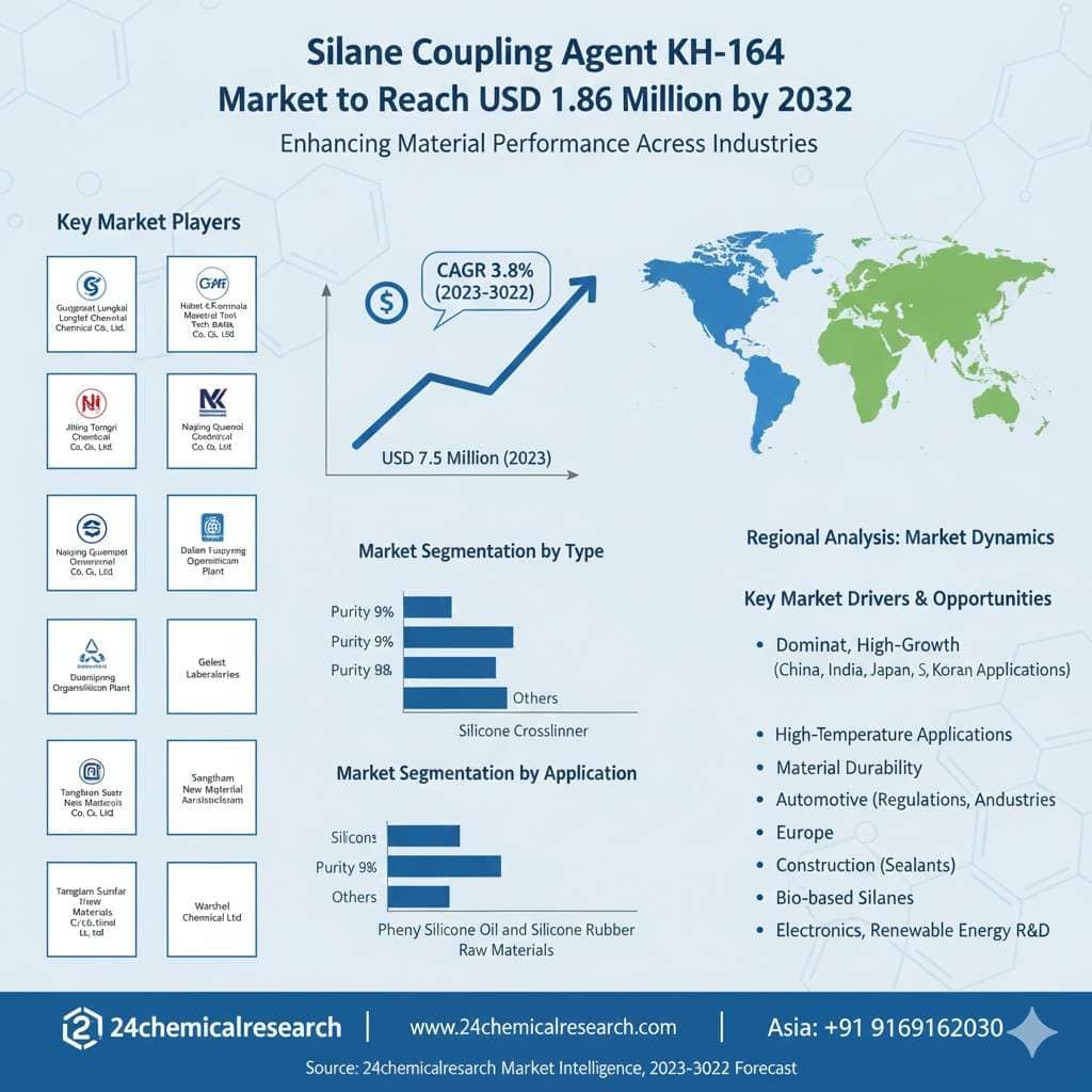 Why Silane Coupling Agent KH-164 Is Growing to USD 10.86 Million by 2032
