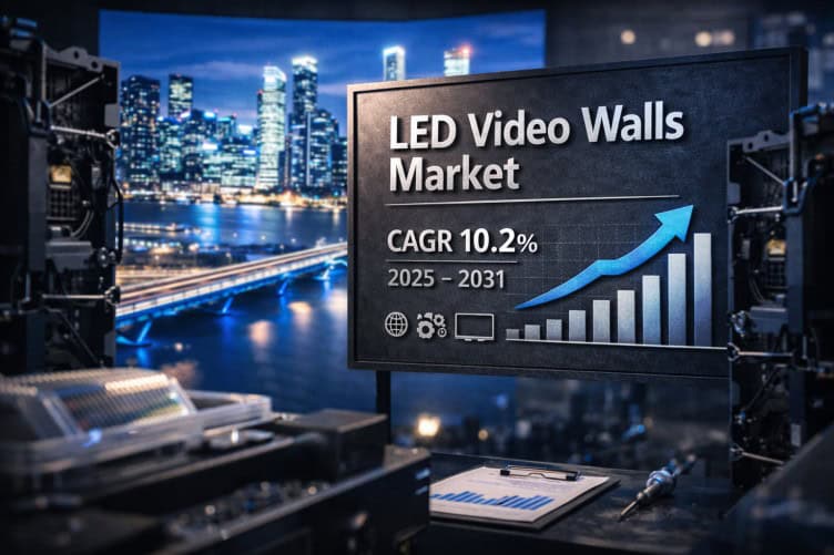 LED Video Walls Market Accelerates with Rising Adoption of High-Resolution Display Technologies
