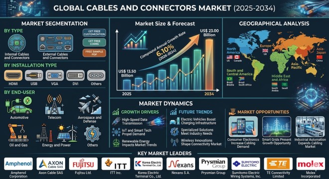Global Cables and Connectors Industry Accelerates Growth Driven by Digital Infrastructure, 5G Rollouts, and Renewables