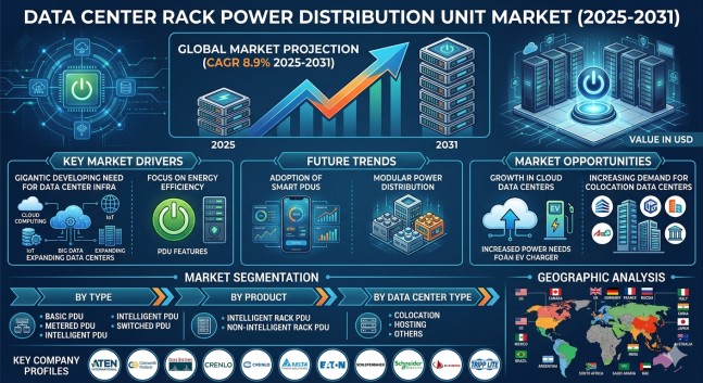 Data Center Rack Power Distribution Unit Market Set for Strong Growth Through 2031 Amid Rising Demand for Efficient Power Management
