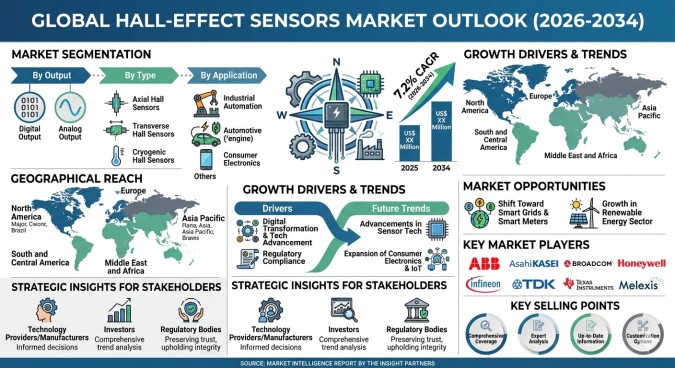 Hall-Effect Sensors Market Expands with Rising Demand for Smart Electronics and Automotive Innovation