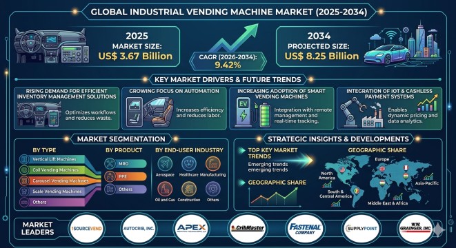 Industrial Vending Machine Market Set for Strategic Expansion as Automation Transforms Supply Chains