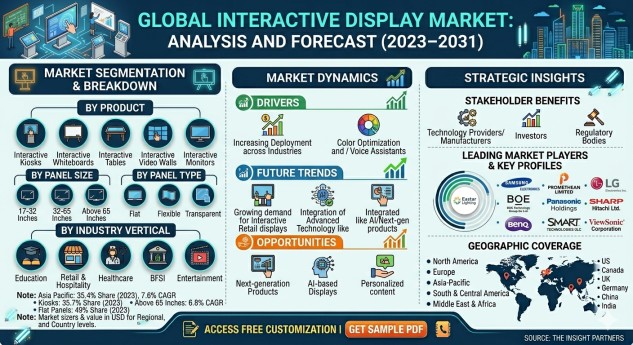 Interactive Display Market Set for Transformational Growth Through 2031 Driven by Smart Learning and Collaboration Technologies