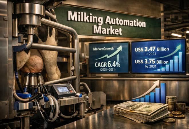 Milking Automation Market Strengthens with Precision Farming and Dairy Efficiency Demand