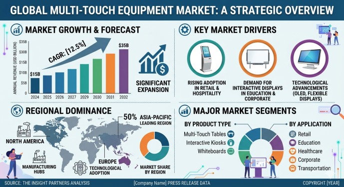 Multi-Touch Equipment Market Set for Strong Transformation Driven by Advanced Interactive Technologies and Expanding Commercial Applications
