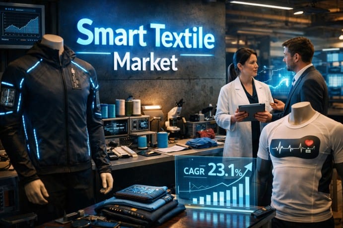 Smart Textile Market Surges with Wearable Electronics Demand and Advanced Fabric Innovation