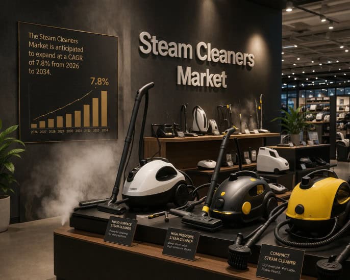 Steam Cleaners Market Size, Share, Growth & Forecast 2034