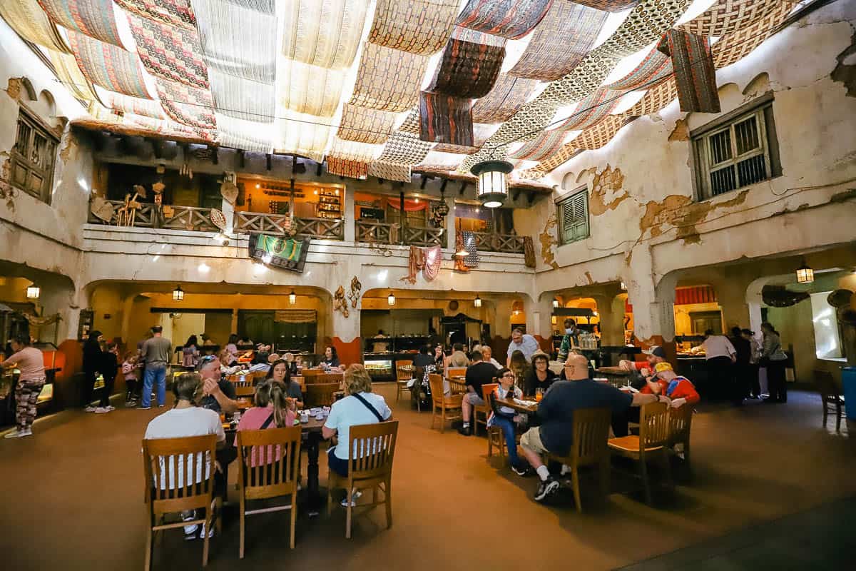 Tusker House dining room at Disney's Animal Kingdom 