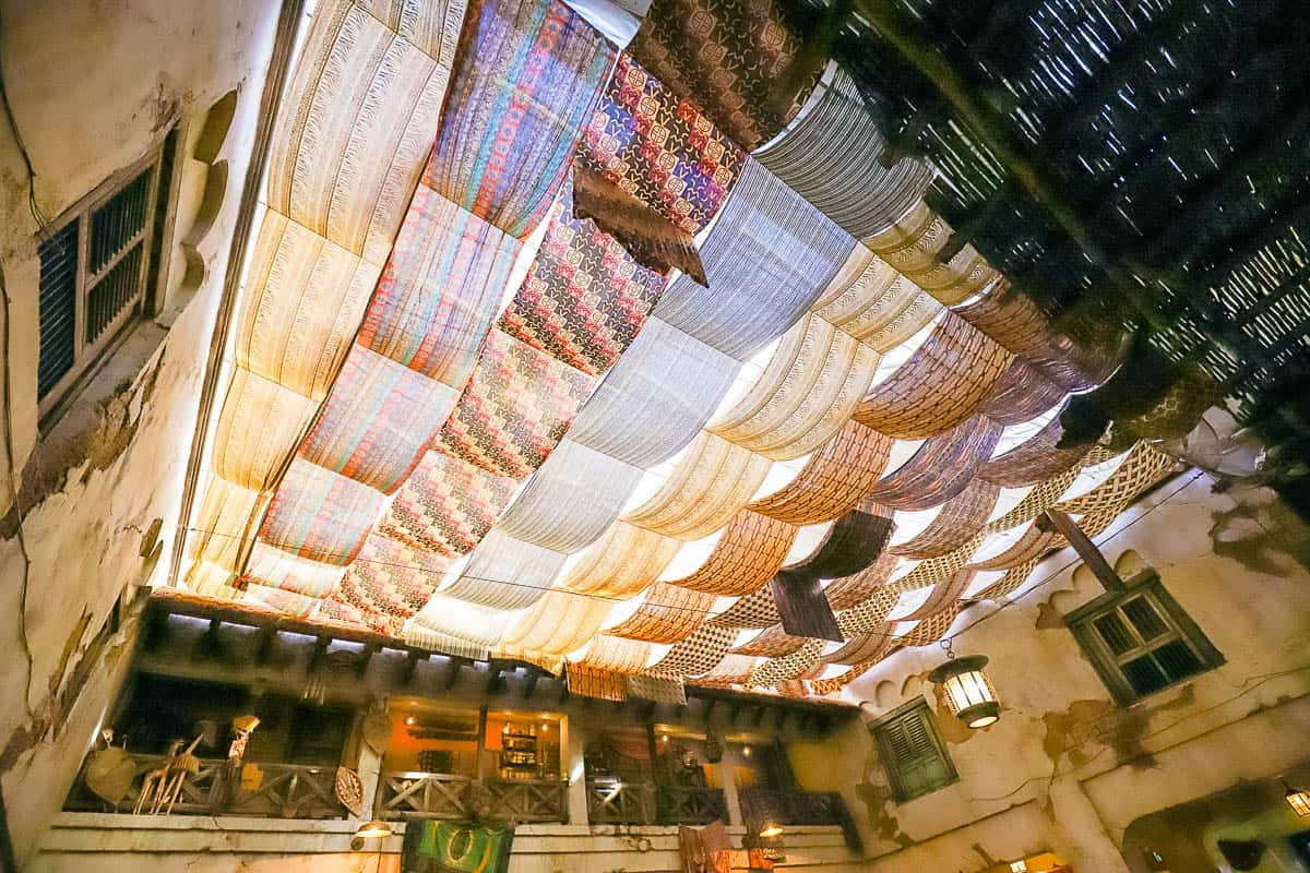 the open-air market design of Tusker House 