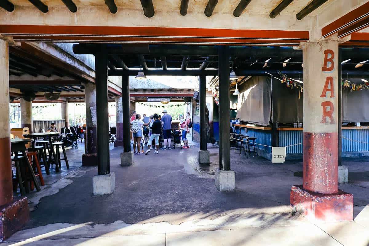 the check-in area for Tusker House 