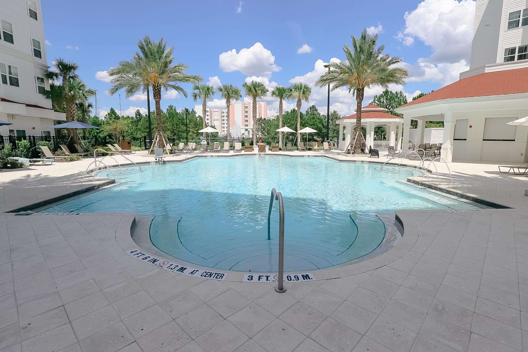 the pool at the Residence Inn