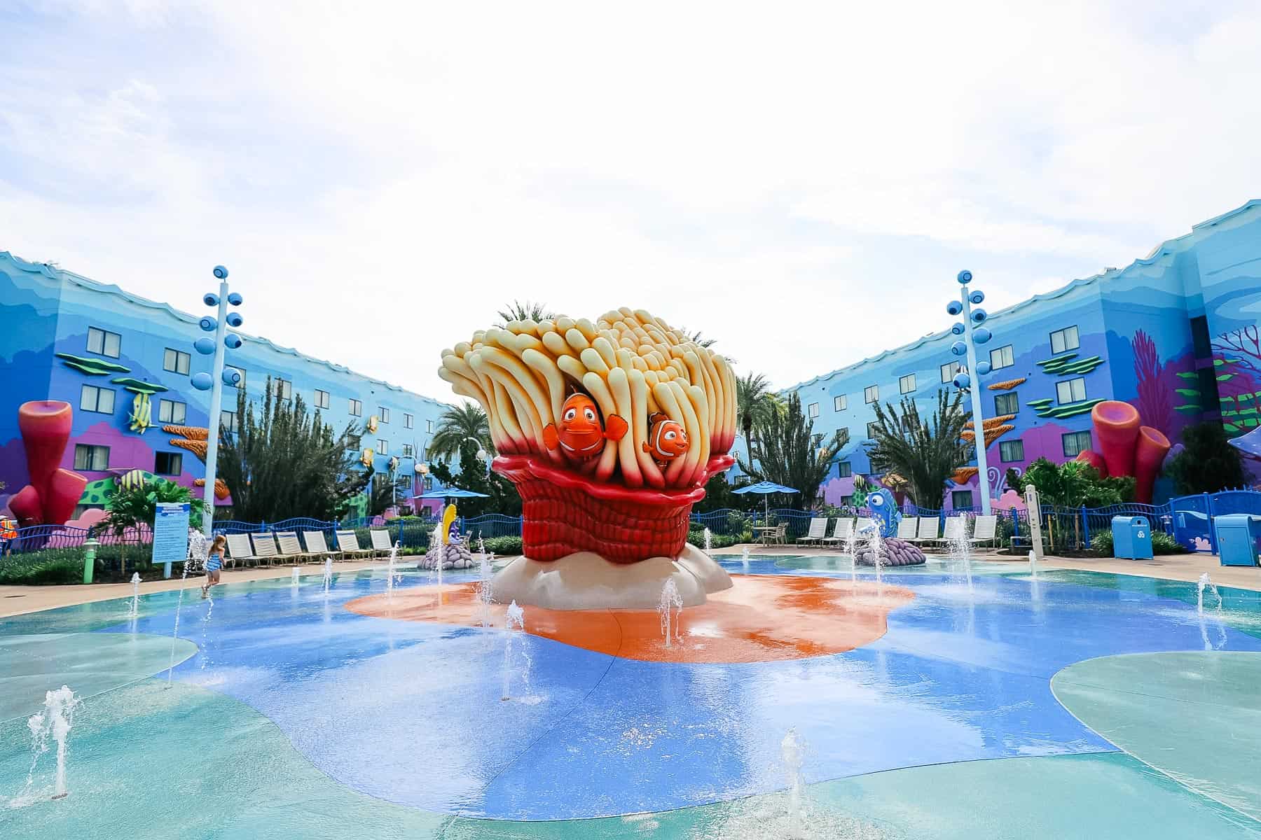 splash pad at Art of Animation