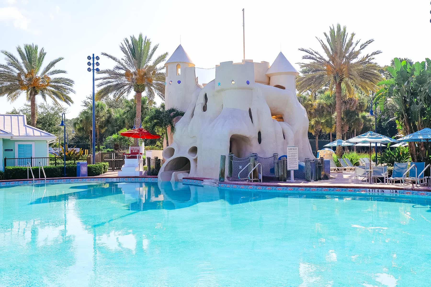 the sand castle pool at Disney's Old Key West