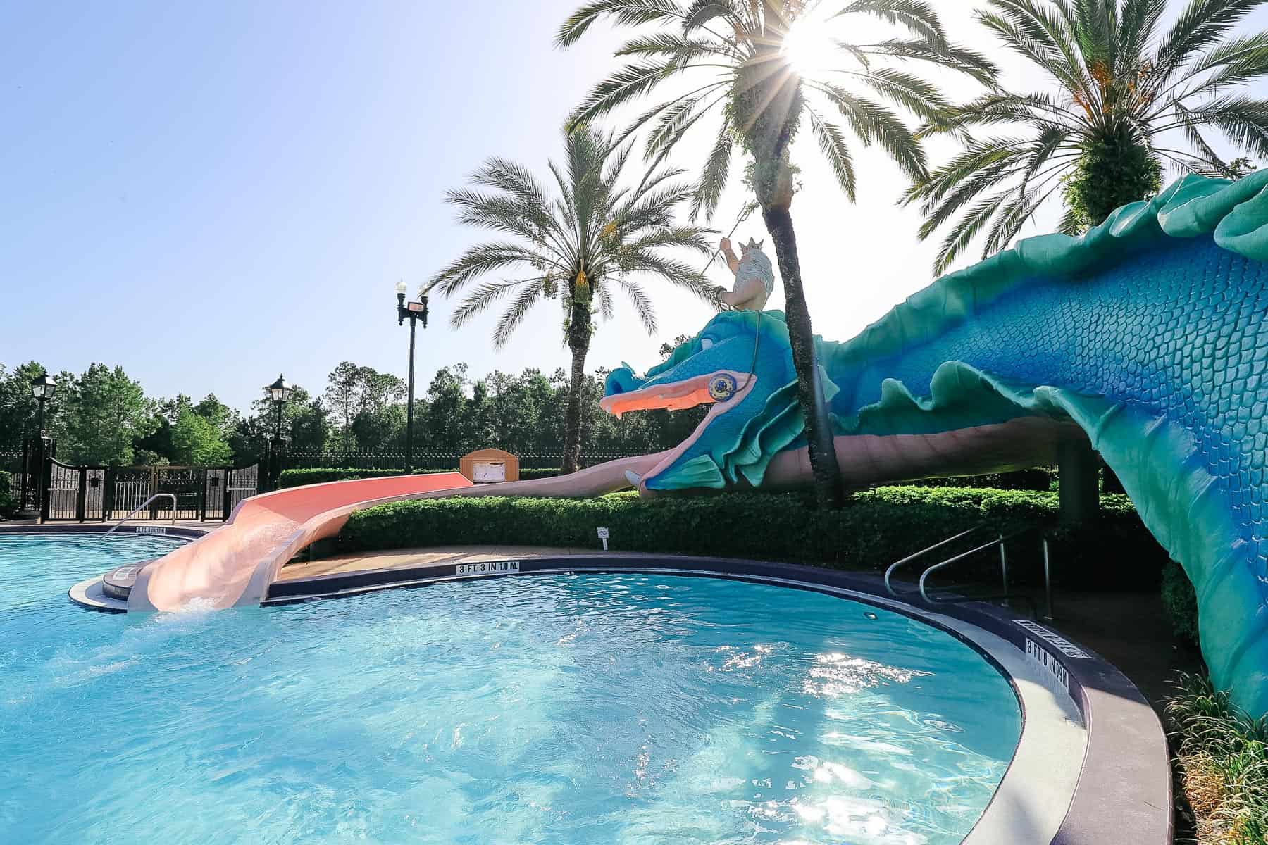 Disney's Port Orleans French Quarter waterslide, Scales the Sea Serpent