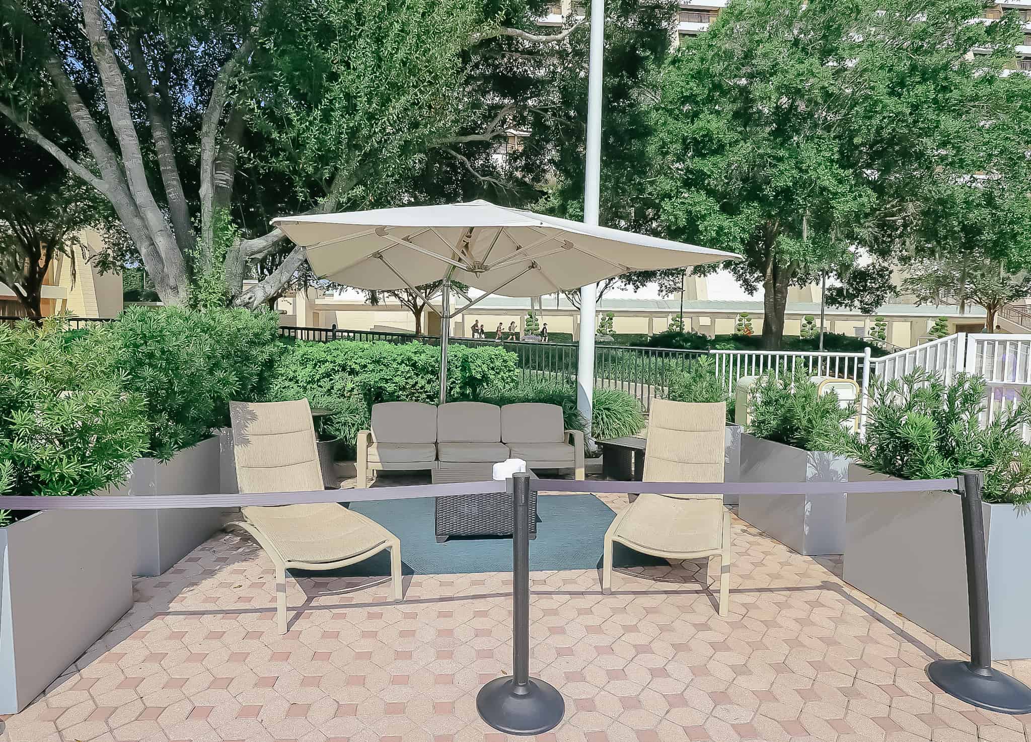 Poolside Patio Feature Pool Contemporary
