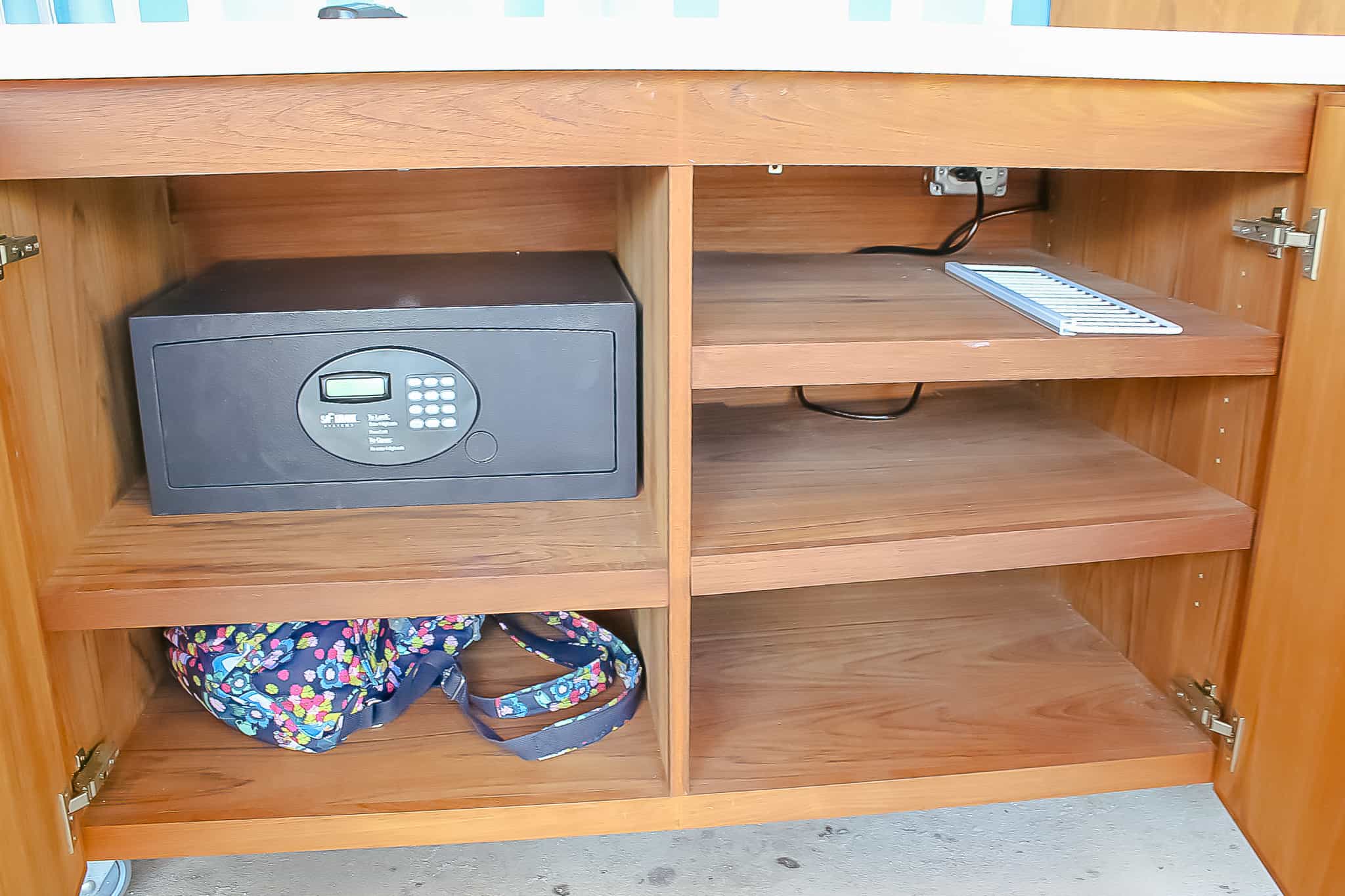 a cabinet safe