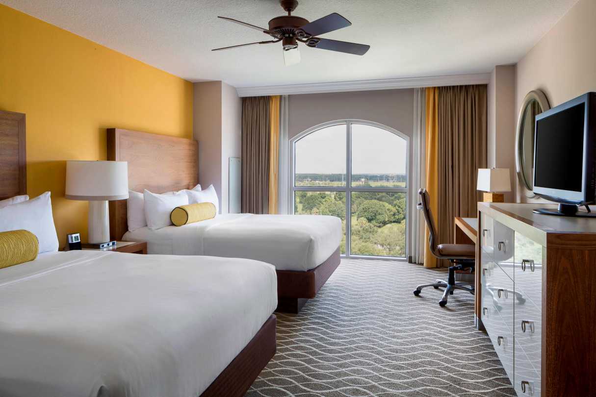 a room at the Gaylord Palms Marriott Hotel