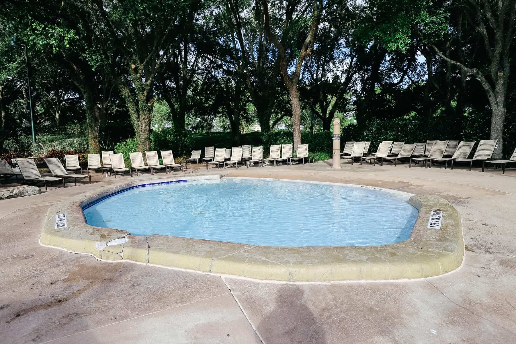 the kiddie pool at the Grotto Pool