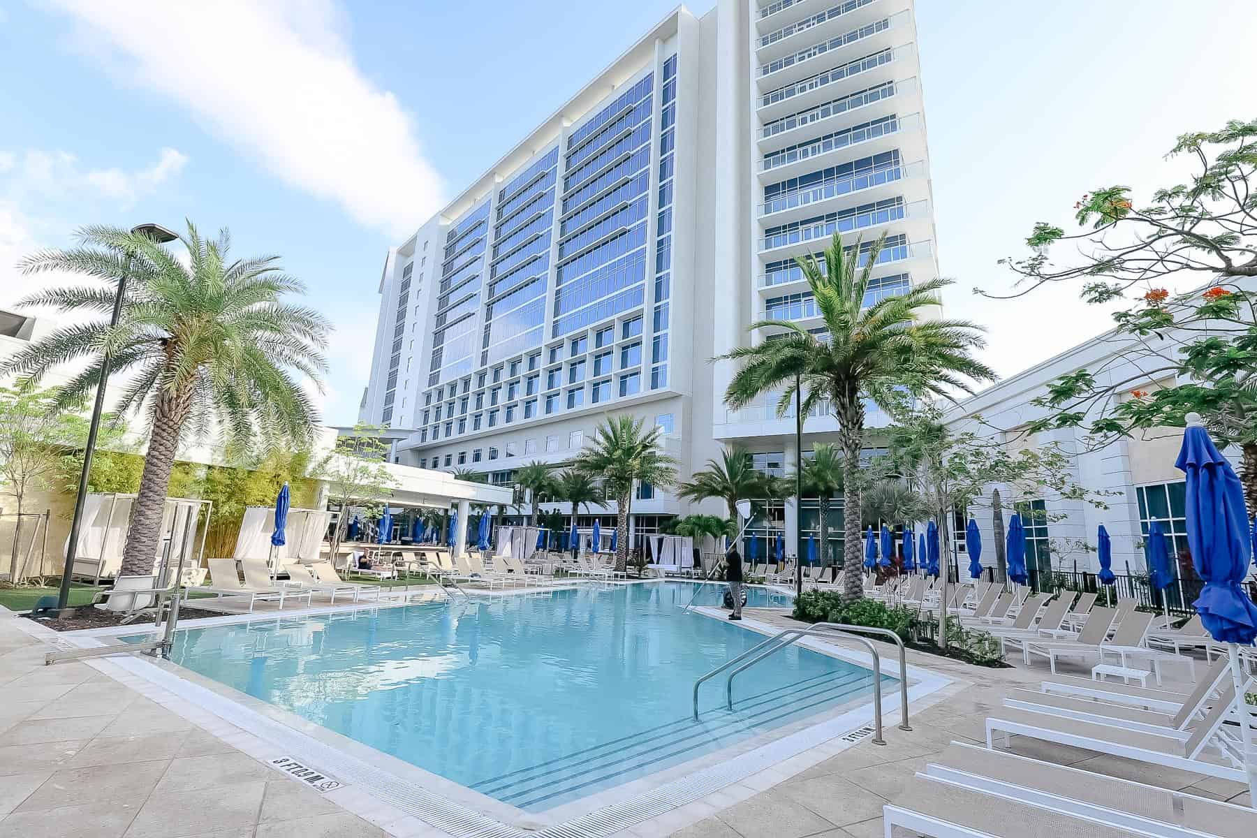 The pool area at the JW Marriott Bonnet Creek