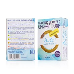 Organic Seaweed Chakra Soaps in Cotton Bags 80g - Image 3