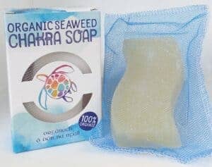 Organic Seaweed Chakra Soaps in Cotton Bags 80g - Image 3