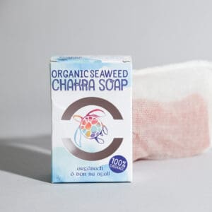 Organic Seaweed Chakra Soaps in Cotton Bags 80g - Image 4