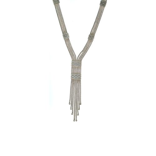 Ασημένιο 925 αλυσιδωτό κολιέ