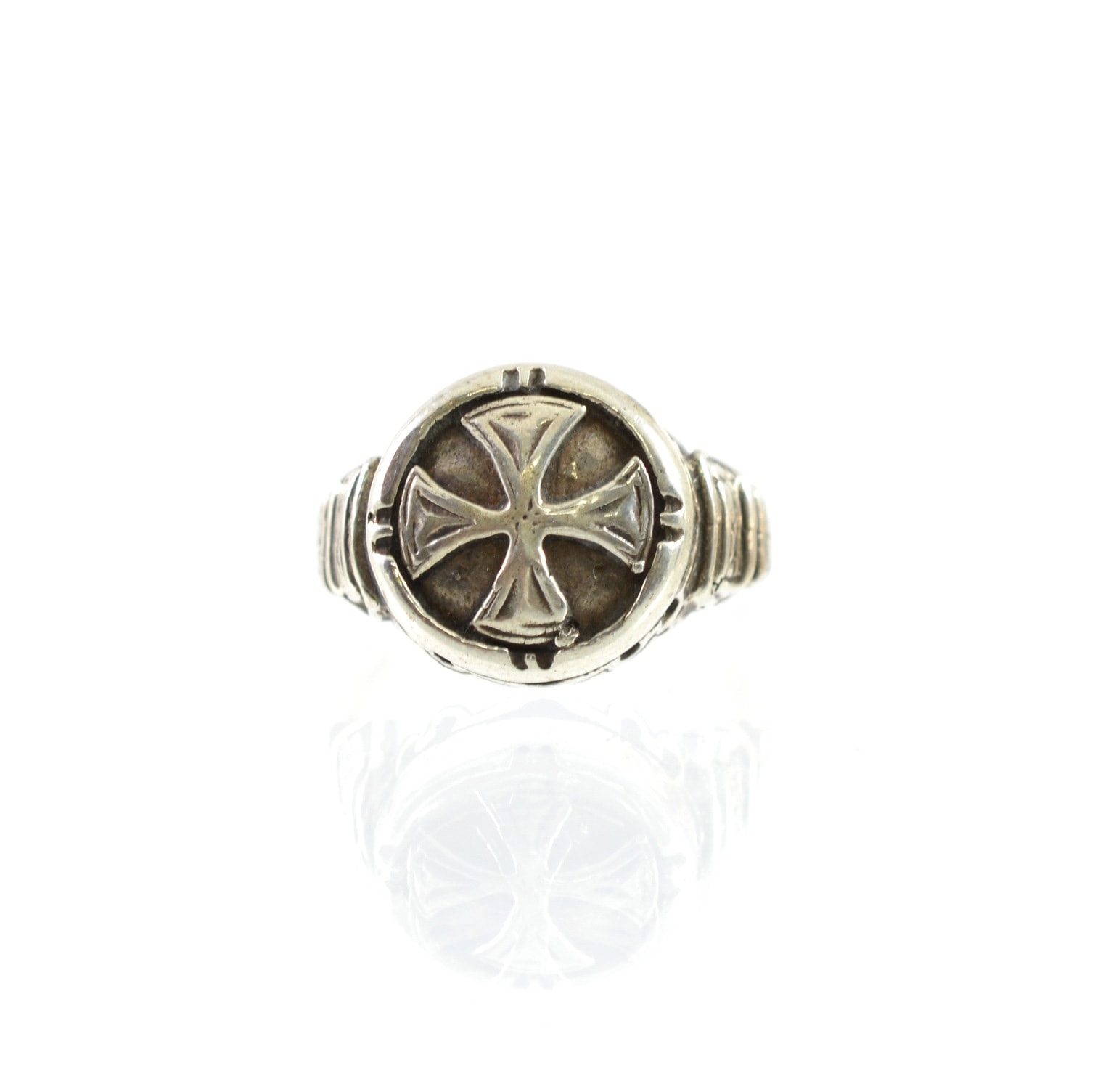 Ασημένιο 925 δαχτυλίδι με σταυρό